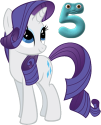 Size: 562x696 | Tagged: safe, artist:equestria4ever9, derpibooru import, edit, edited screencap, screencap, rarity, 5, crossover, fashion, numberjack five, numberjacks, simple background, solo, transparent background