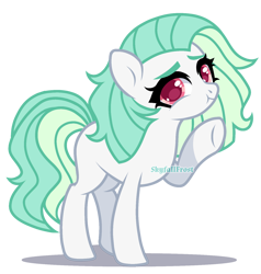 Size: 1420x1490 | Tagged: safe, artist:skyfallfrost, derpibooru import, oc, oc only, oc:spring mist, earth pony, pony, female, mare, simple background, solo, transparent background