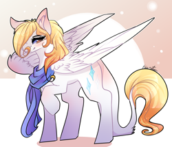 Size: 1604x1378 | Tagged: safe, artist:krissstudios, derpibooru import, oc, oc:sally lovely, pegasus, pony, clothes, female, mare, scarf, solo