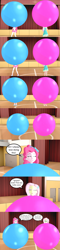 Size: 1637x6795 | Tagged: safe, artist:matthew250, derpibooru import, fluttershy, pinkie pie, human, equestria girls, balloon, comic, dialogue, female