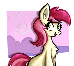 Size: 877x776 | Tagged: safe, artist:daze, derpibooru import, roseluck, earth pony, pony, g4, chest fluff, female, mare, simple background, solo, transparent background