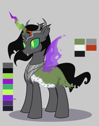 Size: 2364x3000 | Tagged: safe, alternate version, artist:nika-rain, derpibooru import, oc, original species, pony, commission, reference, reference sheet, solo