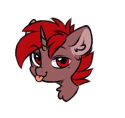 Size: 1323x1251 | Tagged: safe, artist:pesty_skillengton, derpibooru import, oc, oc only, oc:hardy, alicorn, pony, :p, chest fluff, ear fluff, ears, looking at you, male, simple background, solo, stallion, tongue, tongue out, transparent background