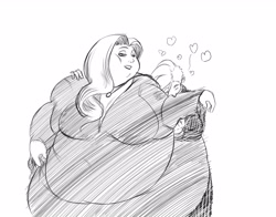 Size: 2800x2200 | Tagged: safe, artist:mountainchubby, derpibooru import, rarity, spike, human, g4, bbw, breasts, cleavage, clothes, cosplay, costume, double chin, fat, fat boobs, female, gomez addams, high res, humanized, male, monochrome, morbidly obese, morticia addams, obese, raritubby, shipping, sparity, ssbbw, straight, the addams family