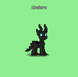 Size: 393x387 | Tagged: safe, derpibooru import, oc, oc only, oc:lindorm, dragon, pony, do not steal, dragon oc, green background, male, non-pony oc, original character do not steal, pony town, simple background, solo