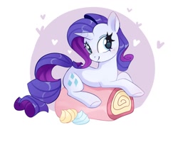 Size: 1280x1024 | Tagged: safe, artist:anotherdeadrat, derpibooru import, rarity, pony, unicorn, g4, female, food, heart, mare, ponies in food, simple background, solo, toy interpretation, white background