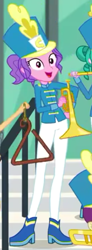 Size: 222x604 | Tagged: safe, derpibooru import, screencap, better together, equestria girls, g4, a queen of clubs, background human, female, male, melody flight, musical instrument, trumpet