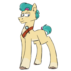 Size: 900x900 | Tagged: safe, artist:fuckomcfuck, derpibooru import, oc, oc only, oc:sherlock trailblazer, earth pony, pony, magnifying glass, parent:hitch trailblazer, parent:zipp storm, simple background, solo, transparent background