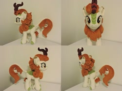 Size: 1597x1199 | Tagged: safe, artist:little-broy-peep, derpibooru import, autumn blaze, kirin, irl, photo, plushie, solo