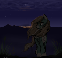 Size: 6800x6400 | Tagged: safe, artist:curryrice, derpibooru import, oc, oc only, oc:popmintclouds, pegasus, pony, abandoned, complex background, crying, destruction, looking back, sad, solo, ukraine, vent art