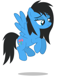 Size: 3300x4419 | Tagged: safe, artist:creedyboy124, derpibooru import, oc, oc only, oc:sarah lee, pegasus, female, mare, simple background, smug, solo, transparent background, vector