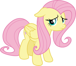 Size: 3455x3000 | Tagged: safe, artist:cloudy glow, derpibooru import, fluttershy, pegasus, pony, g4, the summer sun setback, .ai available, ears, female, floppy ears, mare, simple background, solo, transparent background, vector