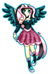 Size: 1218x1786 | Tagged: safe, artist:dazzlingmimi, derpibooru import, fluttershy, equestria girls, cute, emoshy, female, ponied up, shyabetes, simple background, transparent background