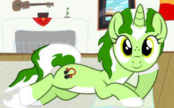 Size: 1280x800 | Tagged: safe, derpibooru import, oc, oc only, oc:betica castantes, pony, unicorn, andalusia, coat markings, female, high res, mare, raised hoof, raised leg, simple background, socks (coat marking), solo