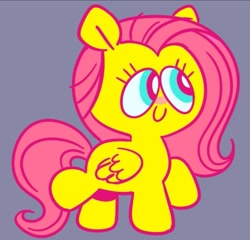 Size: 957x918 | Tagged: safe, artist:shugrcube, derpibooru import, fluttershy, pegasus, pony, gray background, simple background, solo