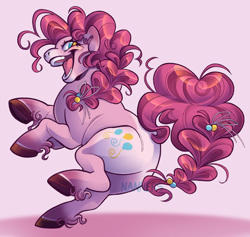 Size: 2822x2670 | Tagged: safe, artist:nannerbean, derpibooru import, pinkie pie, earth pony, pony, female, happy, solo