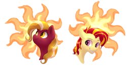 Size: 1280x697 | Tagged: safe, artist:shaslan, derpibooru import, oc, oc only, pony, duo, simple background, transparent background