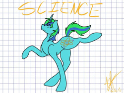 Size: 736x552 | Tagged: safe, artist:nightshadetheranger, derpibooru import, oc, oc only, oc:cosmic atom, pony, unicorn, male, solo, stallion