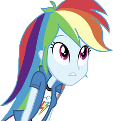 Size: 2357x2520 | Tagged: safe, derpibooru import, edit, edited screencap, editor:homersimpson1983, screencap, rainbow dash, human, equestria girls, g4, background removed, female, not a vector, simple background, solo, transparent background