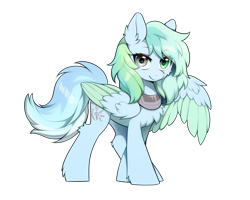 Size: 1688x1348 | Tagged: safe, artist:swaybat, derpibooru import, oc, oc only, oc:nemolongjing, pegasus, 2024 community collab, derpibooru community collaboration, simple background, solo, transparent background