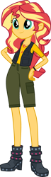 Size: 1280x4436 | Tagged: safe, artist:edy_january, derpibooru import, edit, sunset shimmer, human, equestria girls, g4, simple background, solo, transparent background, vector, vector edit