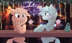 Size: 1280x777 | Tagged: safe, artist:jsunlight, derpibooru import, oc, earth pony, pony, christmas, commission, holiday, your character here