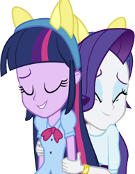 Size: 1960x2520 | Tagged: safe, derpibooru import, edit, edited screencap, editor:homersimpson1983, screencap, rarity, twilight sparkle, human, equestria girls, g4, background removed, female, not a vector, simple background, transparent background