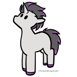 Size: 3000x3000 | Tagged: safe, artist:purple wingshade, derpibooru import, oc, oc only, oc:haze rad, pony, unicorn, cute, male, multicolored hair, simple background, small, solo, stallion, transparent background