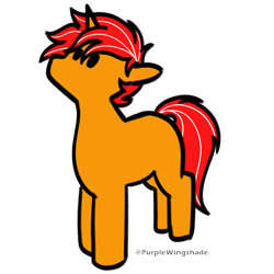 Size: 3000x3000 | Tagged: safe, artist:purple wingshade, derpibooru import, oc, oc only, oc:apollo, pony, unicorn, cute, male, simple background, small, solo, stallion, transparent background