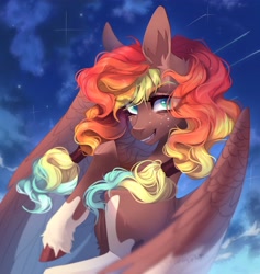 Size: 3762x3970 | Tagged: safe, artist:meggychocolatka, derpibooru import, oc, oc only, pegasus, pony, female, freckles, mare, solo, unshorn fetlocks