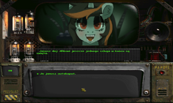 Size: 3000x1793 | Tagged: safe, artist:eugenekotss, derpibooru import, oc, oc:blackjack, pony, unicorn, fallout equestria, fallout equestria: project horizons, fallout, fanfic art, poland, polish, solo