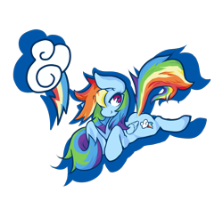 Size: 6853x6186 | Tagged: safe, artist:kizupoko, derpibooru import, rainbow dash, pegasus, pony, g4, cel shading, cute, cutie mark, shading, simple background, solo, transparent background