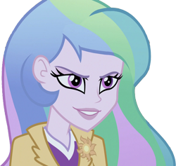 Size: 2663x2520 | Tagged: safe, derpibooru import, edit, edited screencap, editor:homersimpson1983, screencap, princess celestia, principal celestia, human, equestria girls, g4, background removed, female, not a vector, simple background, solo, transparent background