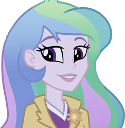 Size: 2448x2520 | Tagged: safe, derpibooru import, edit, edited screencap, editor:homersimpson1983, screencap, princess celestia, principal celestia, human, equestria girls, g4, background removed, female, not a vector, simple background, smiling, solo, transparent background