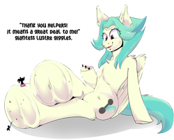 Size: 3794x3060 | Tagged: safe, artist:lustrebeam, derpibooru import, oc, oc:lustrebeam, pegasus, semi-anthro, arm hooves, brush, chest fluff, cleaning, cutie mark, ear fluff, ears, fetish, folded wings, grooming, holding, hoof fetish, hoof fluff, hooves, macro, macro/micro, magenta eyes, micro, open mouth, pegasus oc, simple background, teal mane, text, transparent background, underhoof, wings