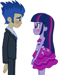 Size: 1947x2520 | Tagged: safe, derpibooru import, edit, edited screencap, editor:homersimpson1983, screencap, flash sentry, twilight sparkle, human, equestria girls, g4, background removed, female, flashlight, male, not a vector, shipping, simple background, straight, transparent background