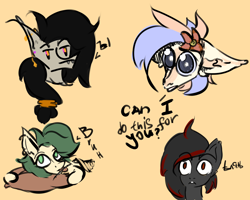 Size: 2500x2000 | Tagged: safe, artist:wata, derpibooru import, oc, oc only, oc:locus, oc:peanut parade, bat pony, pony, flower, looking at you, meme, simple background