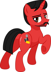 Size: 3193x4490 | Tagged: safe, artist:mickey1909, derpibooru import, oc, oc only, oc:mickey motion, unicorn, flank, male, simple background, solo, stallion, transparent background