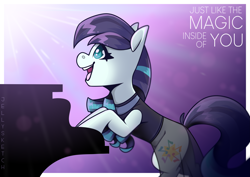Size: 4093x2894 | Tagged: safe, artist:jellysketch, derpibooru import, coloratura, earth pony, pony, g4, the mane attraction, musical instrument, palindrome get, piano, rara, singing, solo