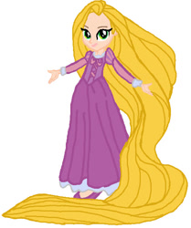 Size: 494x592 | Tagged: safe, artist:qjosh, derpibooru import, human, equestria girls, equestria girls-ified, rapunzel, simple background, solo, white background