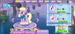 Size: 2400x1080 | Tagged: safe, pony, eager ice skater, game screencap, ice skates