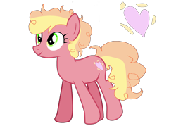 Size: 2186x1566 | Tagged: safe, artist:phantom-delta966, derpibooru import, oc, oc only, oc:ambrosia angel, earth pony, pony, g4, base used, female, mare, offspring, parent:li'l cheese, parent:little mac, parents:li'l mac n cheese, simple background, solo, transparent background