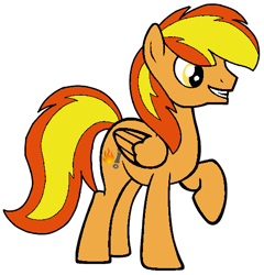 Size: 506x527 | Tagged: safe, artist:noi kincade, derpibooru import, oc, oc:firey ratchet, pegasus, pony, male, solo, stallion