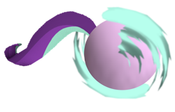 Size: 1114x718 | Tagged: safe, artist:transparentjiggly64, derpibooru import, starlight glimmer, g4, 3d, ball, glimmerball, rolling, simple background, spin dash, tail, transparent background