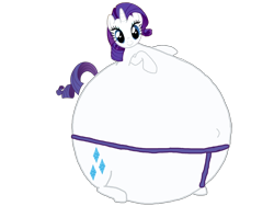 Size: 3264x2448 | Tagged: safe, artist:simonstudio587, derpibooru import, rarity, pony, unicorn, g4, female, inflation, looking at you, mare, simple background, smiling, smiling at you, solo, sumo, transparent background