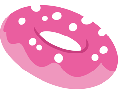 Size: 4108x3000 | Tagged: safe, artist:cloudy glow, derpibooru import, .ai available, donut, food, no pony, simple background, transparent background, vector