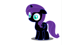 Size: 548x396 | Tagged: safe, artist:jovey4, derpibooru import, oc, oc:nyx, alicorn, pony, alicorn oc, animation in the source, double rainboom puppet, ears, eye shrink, female, filly, filly oc, flash puppet, floppy ears, foal, folded wings, horn, preview, scrunchy face, shadow, simple background, slit eyes, solo, spread wings, white background, white sclera, wings