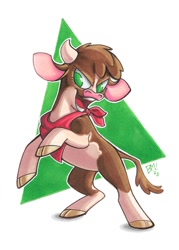 Size: 1000x1400 | Tagged: safe, artist:bananameteor, derpibooru import, arizona cow, cow, them's fightin' herds, community related