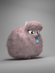 Size: 1920x2560 | Tagged: safe, artist:mrwithered, derpibooru import, oc, oc:fluffle puff, pony, 3d, blender, solo