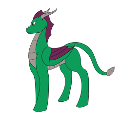 Size: 1054x1000 | Tagged: safe, artist:silverfan, derpibooru import, dragon, female, mare, simple background, solo, transparent background